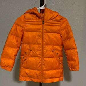 Orange Kids Puffer Jacket